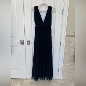 NWOT Lulus Small Elegant Black Maxi Dress